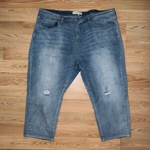 Anthropologie Pilcro and the Letterpress plus size crop jeans size 26W